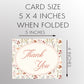 Vintage Love is in Bloom Thank You Card