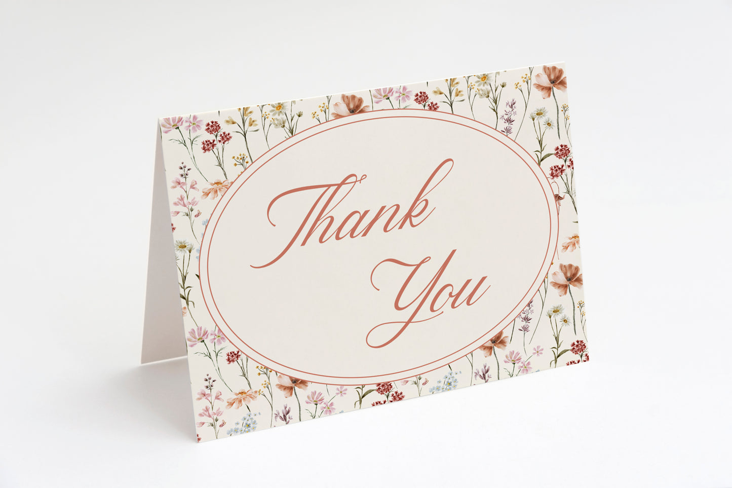 Vintage Love is in Bloom Thank You Card