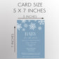Winter Wonderland Baby Shower Invitation