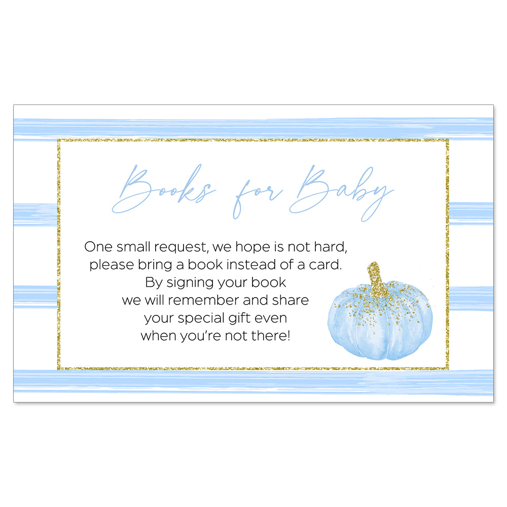 Sparkling Pumpkin Bring a Book Insert