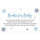 Little Snowflake Baby Shower Book Insert