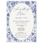 Something Blue Bridal Shower Invitation