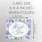 Something Blue Thank You Card