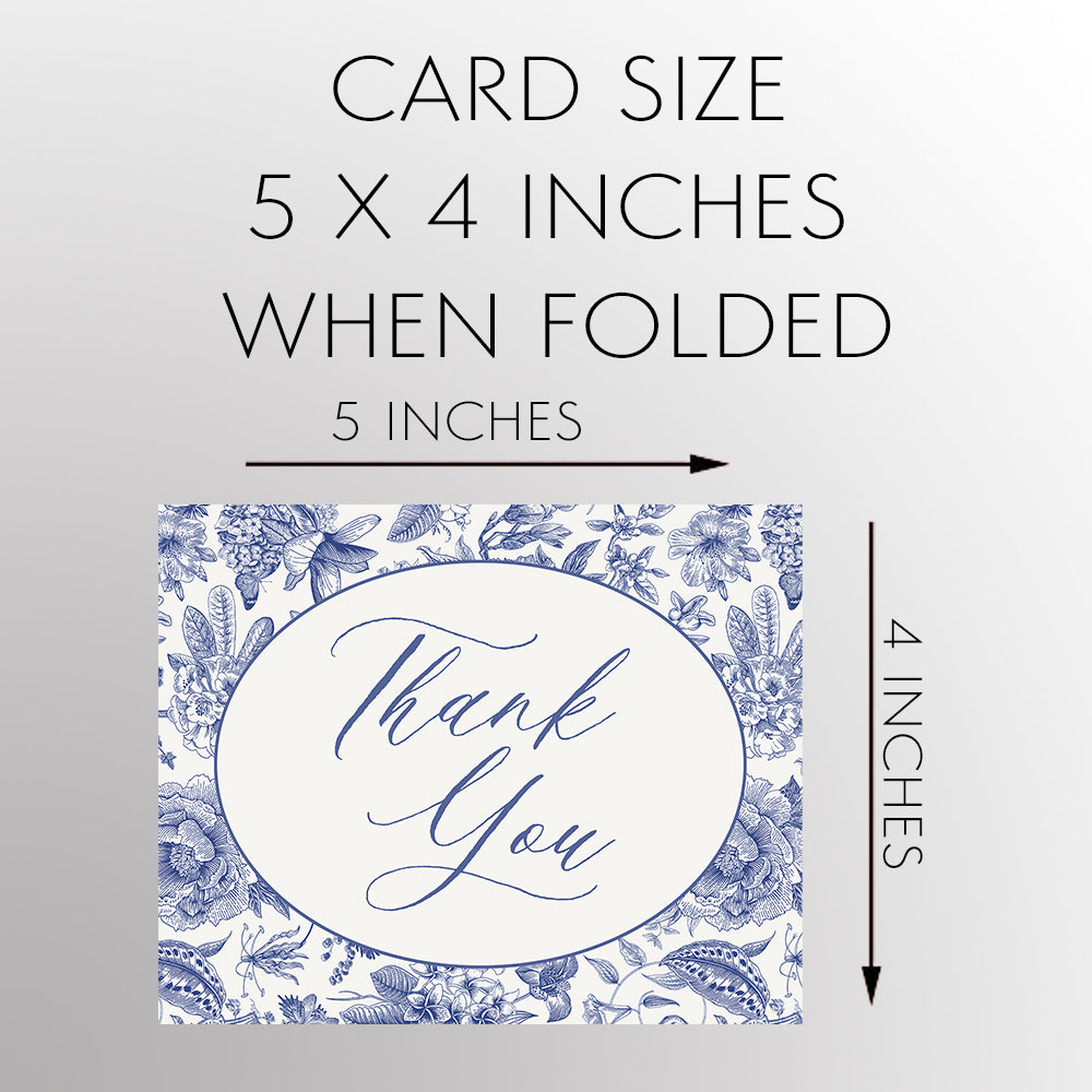 Something Blue Thank You Card