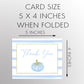 Sparkling Pumpkin Thank You Card