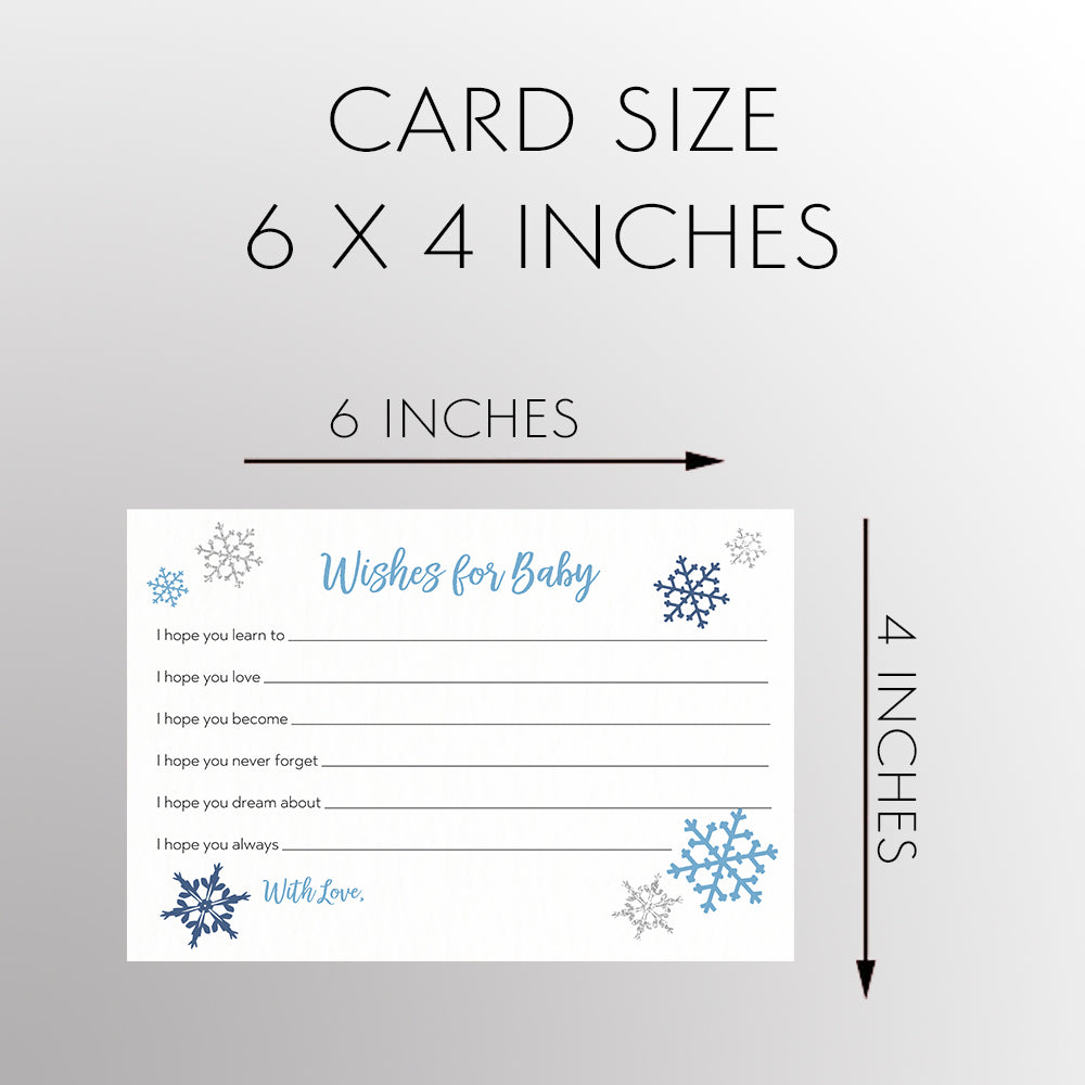 Little Snowflake Wishes For Baby Card