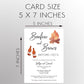 Bonfire and Brews Couples Shower Invitation