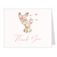 Bunny Baby Shower Thank You Card