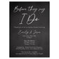 Chalk It Up to Love Couples Shower Invitation