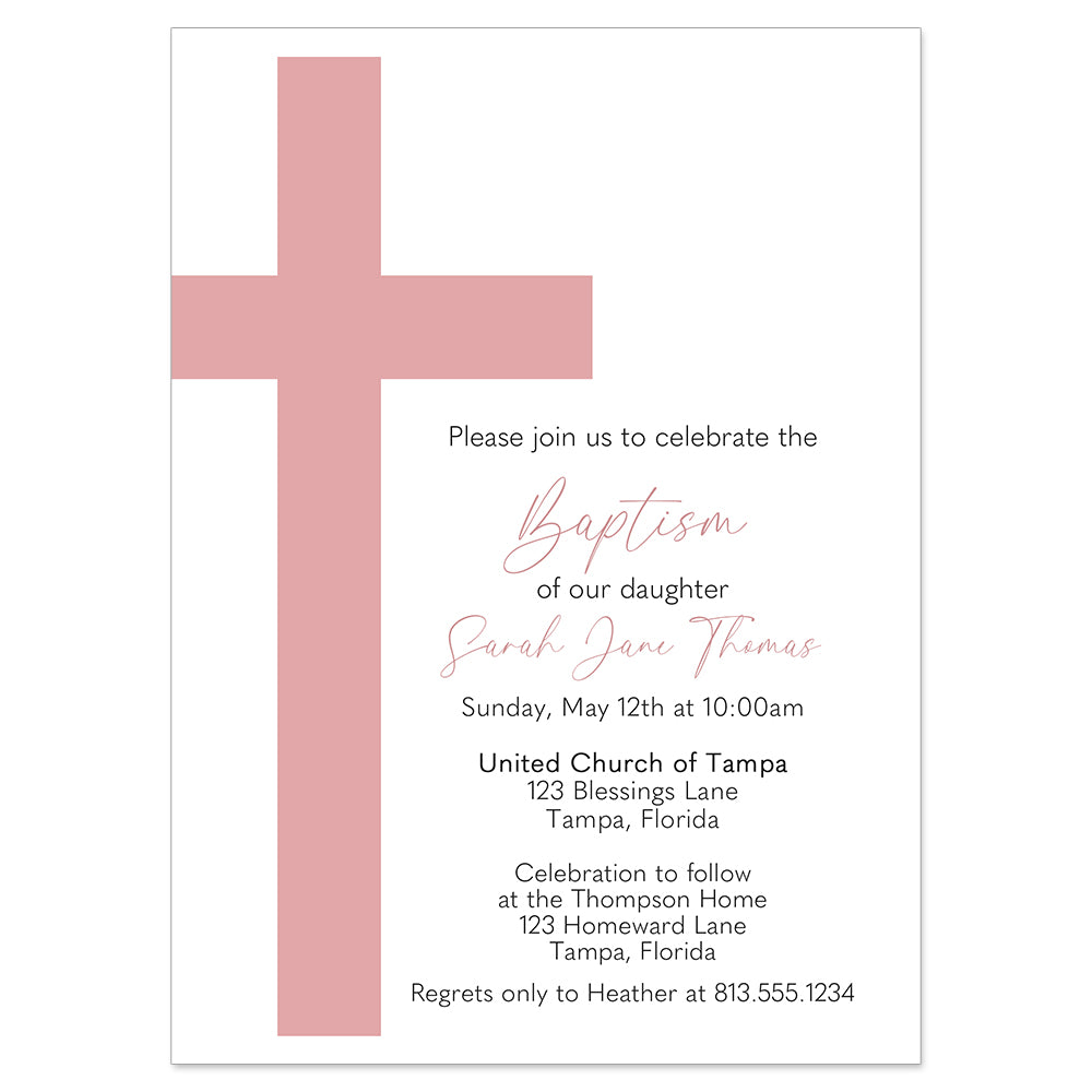 Cross Religious Invitation