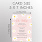 Daisy Baby Shower Invitation
