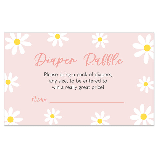 Daisy Diaper Raffle Ticket