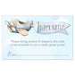 Watercolor Airplane Diaper Raffle Ticket