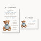 A Little Gentleman Diaper Raffle Ticket