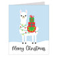 Fa La Llama Christmas Card