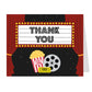 Lights Camera Action Movie Thank You Card
