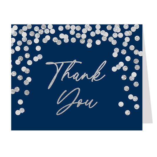 Confetti Bridal Shower Thank You Card