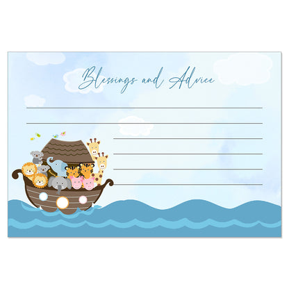 Noah's Ark Blessings and Advice, Prayers Card