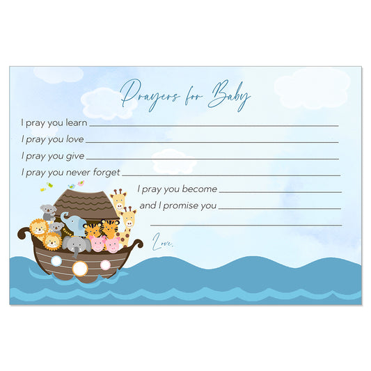Noah's Ark Blessings and Advice, Prayers Card