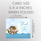 Noah's Ark Thank You Card
