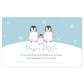 Baby Penguin Diaper Raffle Ticket