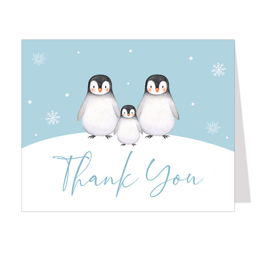Baby Penguin Thank You Card