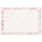 Pretty in Pink Recipe Card