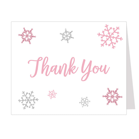 Little Snowflake Thank You Card