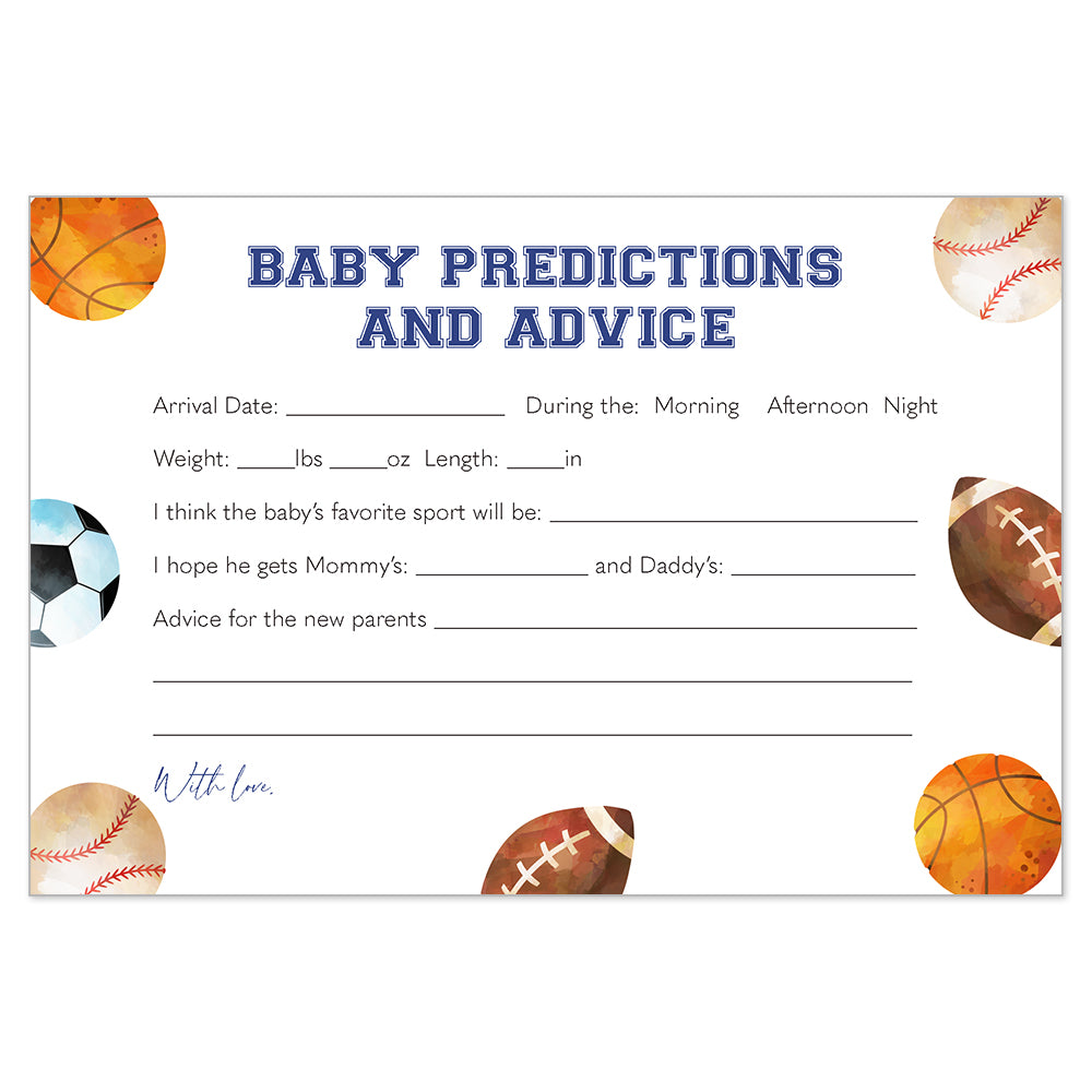 All Star Predictions and Advice Card