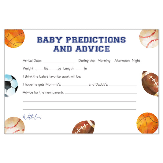 All Star Predictions and Advice Card