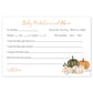 Pumpkin Baby Shower Predictions and Advice