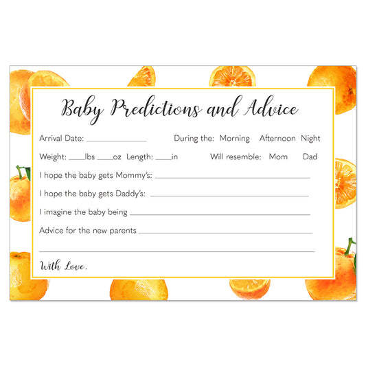 Little Cutie Predictions and Advice Card