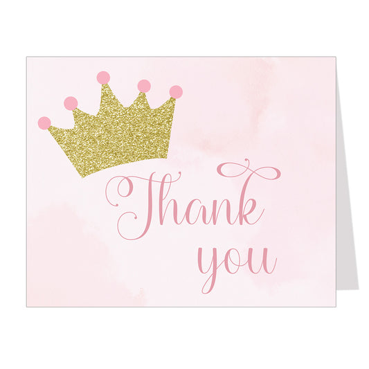 Princess Thank You Card