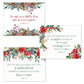 Floral Scripture Christmas Cards