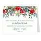 Floral Scripture Christmas Cards