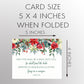 Floral Scripture Christmas Cards