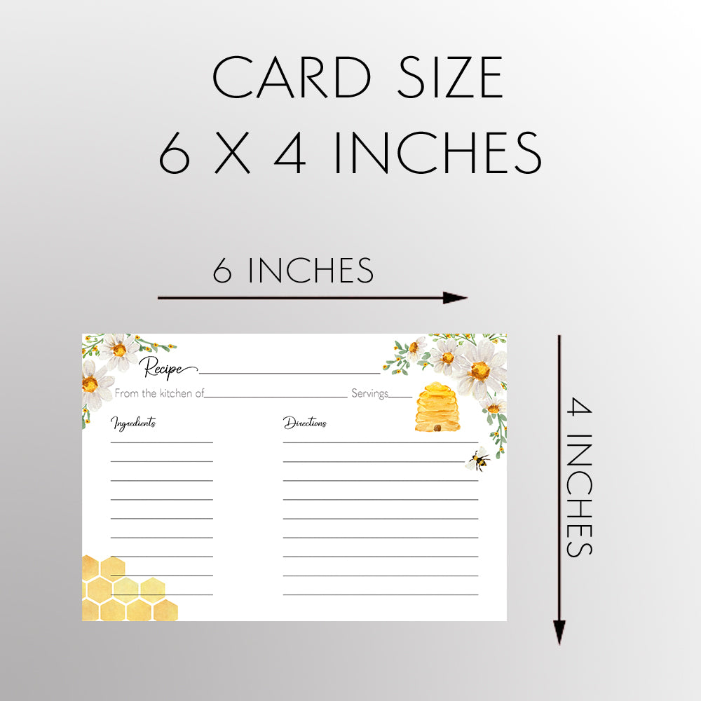 Bride to Bee Recipe Card