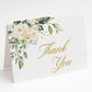 White Roses Thank You Card