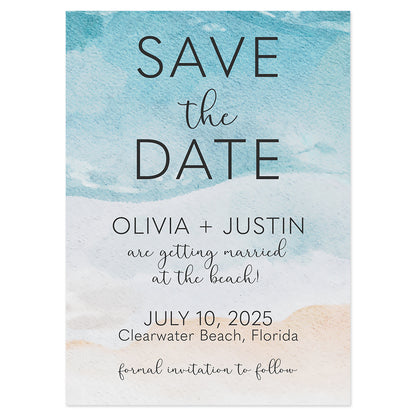 Photo Heart Save the Date Cards