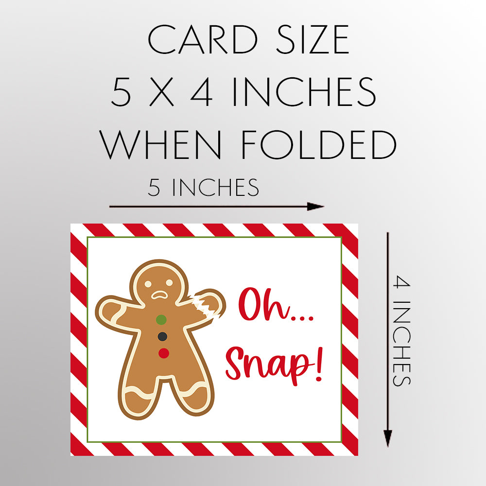 Gingerbread Man Christmas Cards