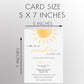 Sunshine Baby Shower Invitation