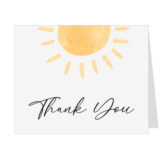 Ray of Sunshine Thank You Card