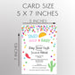 Taco 'Bout A Baby, Shower Invitation
