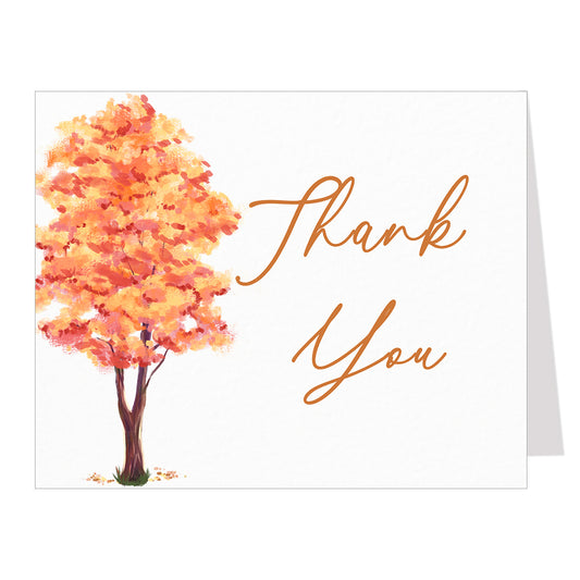 Fall in Love Thank You Card