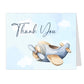 Watercolor Airplane Thank You Card