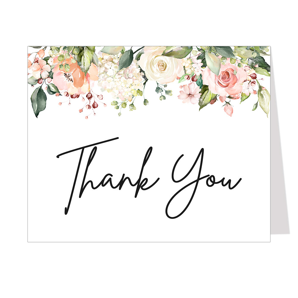 Miss to Mrs. Thank You Card