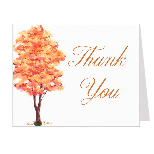 Fall in Love Thank You Card