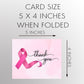 Cancer Ribbon Thank You Card