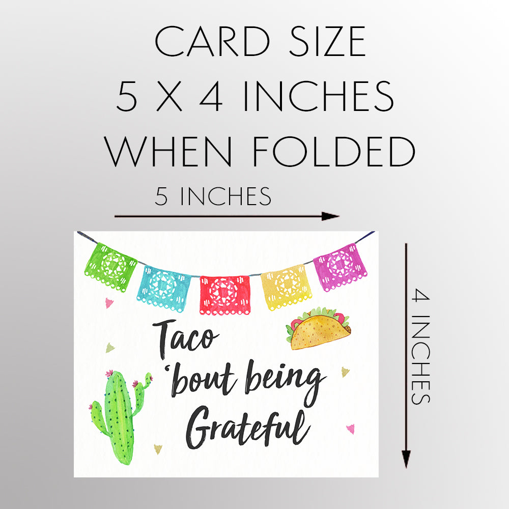 Taco 'Bout a Baby Thank You Card
