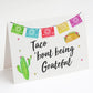 Taco 'Bout a Baby Thank You Card